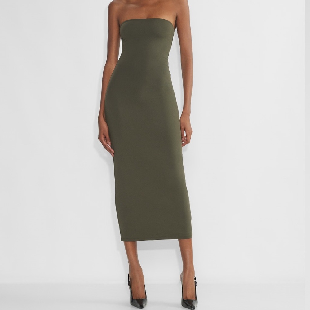 Babaton | Dresses | Nwot Aritzia Babaton Original Contour Maxi Tube Dress In Dark Olive Green Xs | Poshmark Babaton | Dresses | Nwot Aritzia Babaton Original Contour Maxi Tube Dress In Dark Olive Green Xs | Poshmark